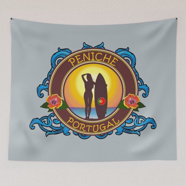 Item preview, Peniche Portugal surfer girl designed and sold by studioss76.