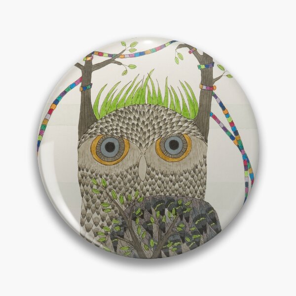 Item preview, Owl with Red Apple designed and sold by KakiDimock.