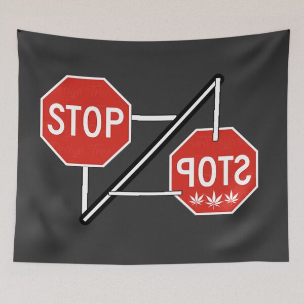 Item preview,  SIGNS OF THE TIMES   POTS SIGN designed and sold by THE AMERICAN TEEVANGELIST.