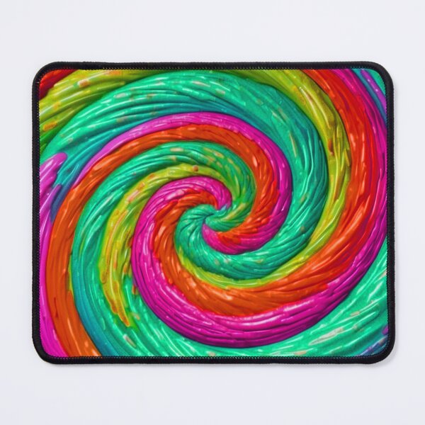Item preview, Pink Neon Loli Pop Soothing Colors Fabric Texture Swirl designed and sold by SassyArtistry.