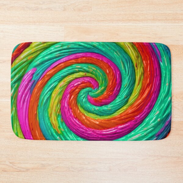 Item preview, Pink Neon Loli Pop Soothing Colors Fabric Texture Swirl  designed and sold by SassyArtistry.