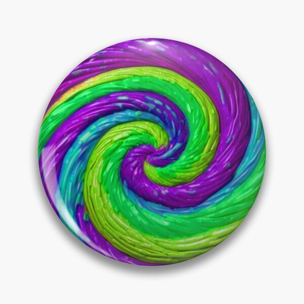 Item preview, Purple and Neon Green Loli Pop Soothing Colors Fabric Texture Swirl  designed and sold by SassyArtistry.