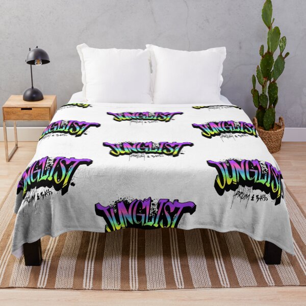 Item preview, JUNGLIST  - Graffiti Spray Paint  (black/purple/green)  designed and sold by Discothreadz.
