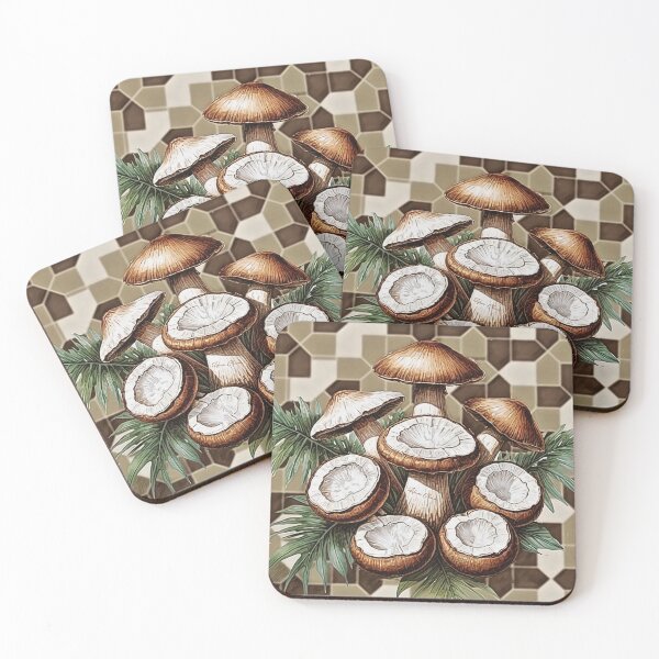 Item preview, Retro Coconut Mushroom designed and sold by Hen-C-Art.