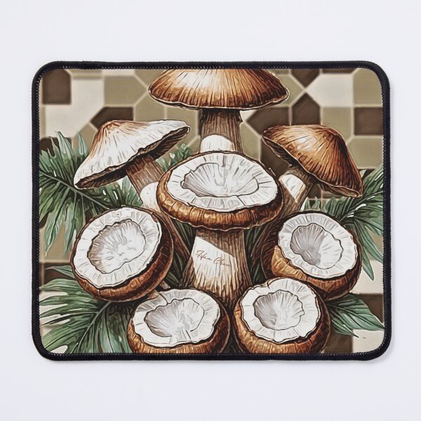 Item preview, Retro Coconut Mushroom designed and sold by Hen-C-Art.