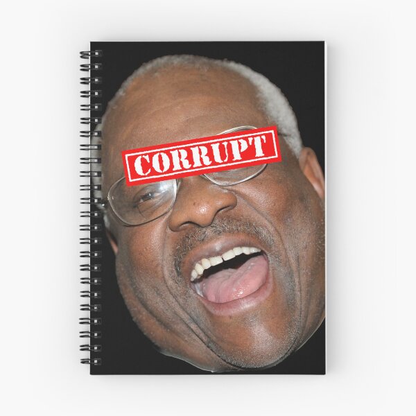 Item preview, Clarence Thomas Corrupt (corrupt label) designed and sold by Thelittlelord.