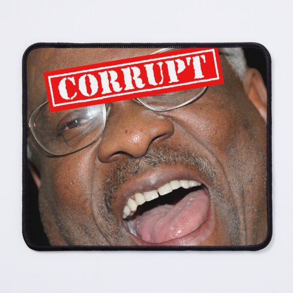 Item preview, Clarence Thomas Corrupt (corrupt label) designed and sold by Thelittlelord.
