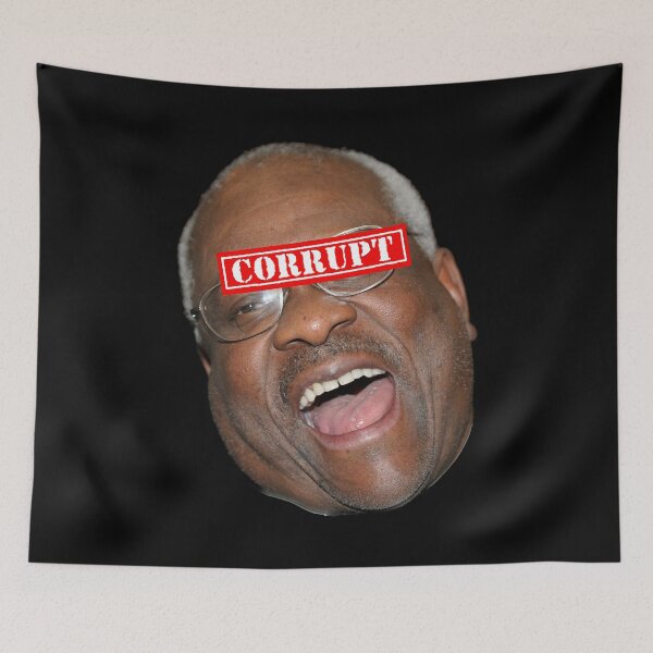Item preview, Clarence Thomas Corrupt (corrupt label) designed and sold by Thelittlelord.