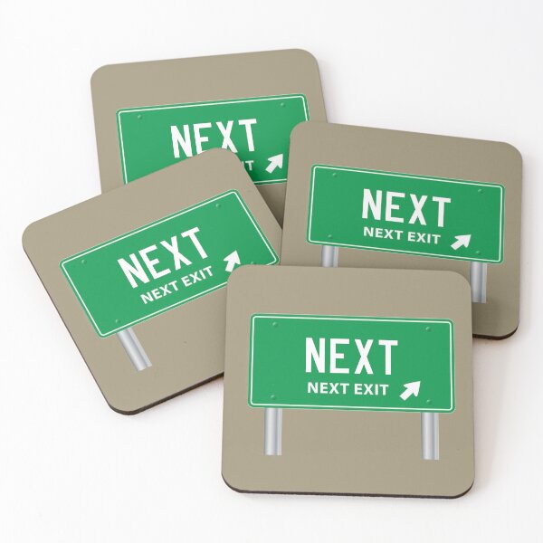 Item preview,  SIGNS OF THE TIMES  NEXT EXIT designed and sold by THE AMERICAN TEEVANGELIST.