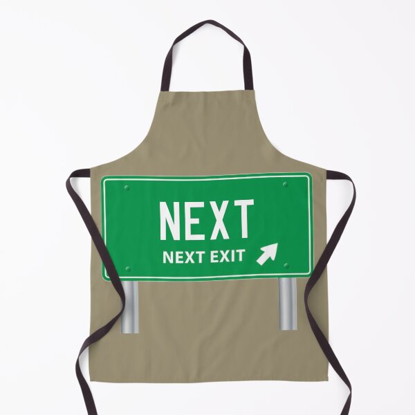 Item preview,  SIGNS OF THE TIMES  NEXT EXIT designed and sold by THE AMERICAN TEEVANGELIST.