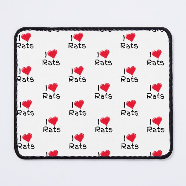 Item preview, I love rats (black writing) designed and sold by Kaylews_Designs.