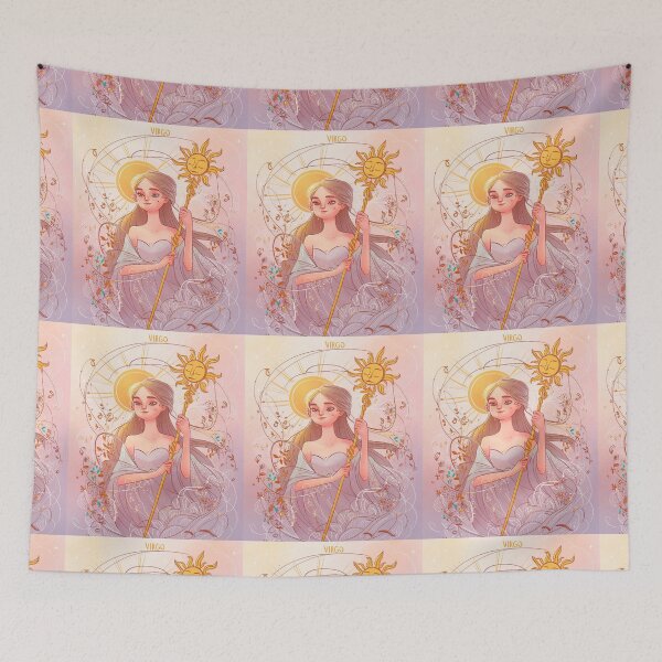 Item preview, Virgo Astrology. Sun in Virgo, Zodiac sign, Virgo symbol designed and sold by ZodiacWonders.