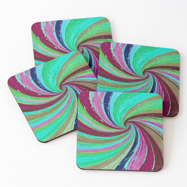 Item preview, Teal Calming Tornado Soothing Colors Swirl  designed and sold by SassyArtistry.