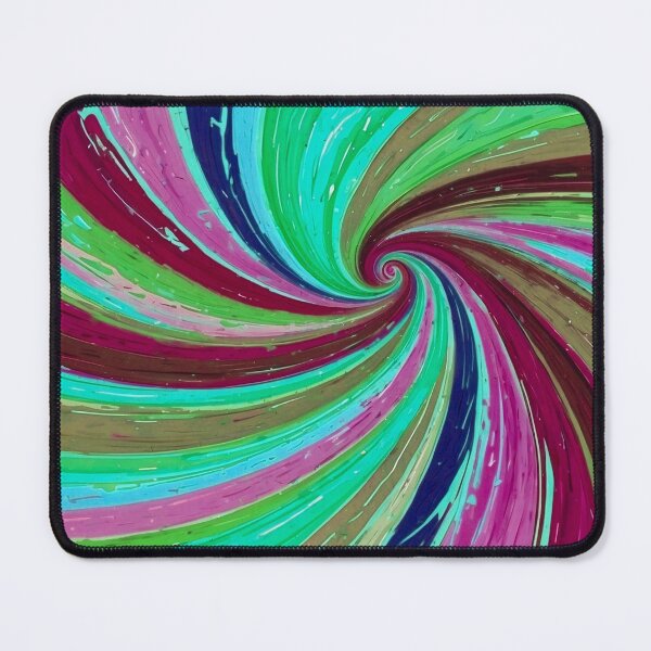 Item preview, Teal Calming Tornado Soothing Colors Swirl designed and sold by SassyArtistry.