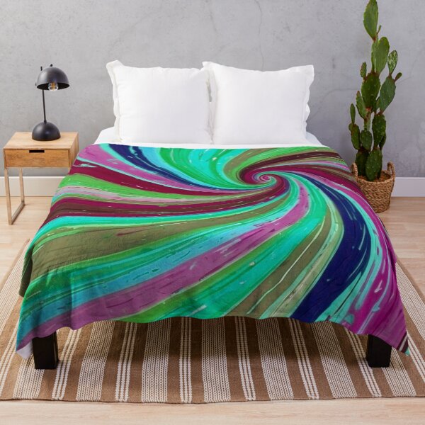 Item preview, Teal Calming Tornado Soothing Colors Swirl  designed and sold by SassyArtistry.
