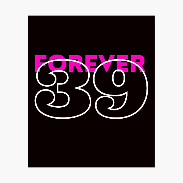 Item preview, Funny Forever 39 40th Birthdfay Forty Years Party Celebrate designed and sold by MagicSD Designs.