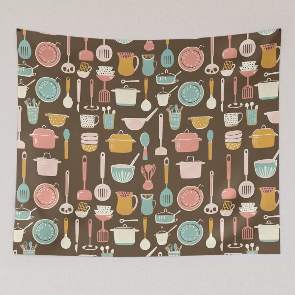 Item preview, Retro Kitchenware Pattern  designed and sold by NDaZone.