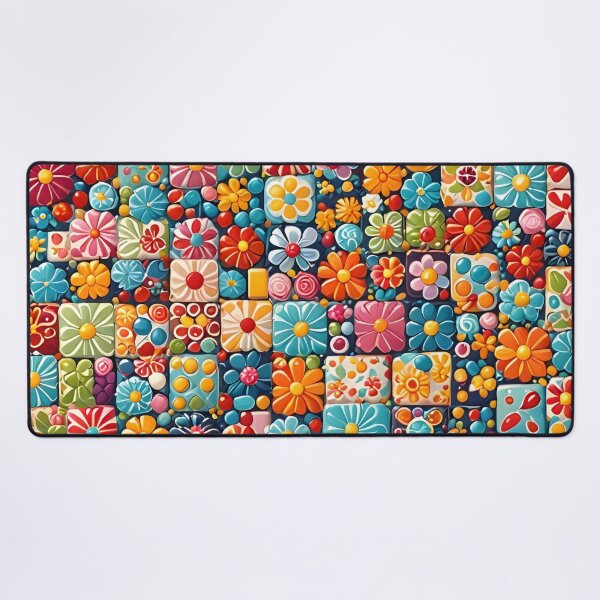 Item preview, Floral Patchwork Pattern designed and sold by AJSRPrints.