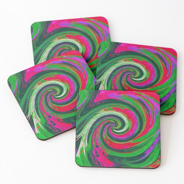 Item preview, Soothing Colors Swirl Pink Green designed and sold by SassyArtistry.
