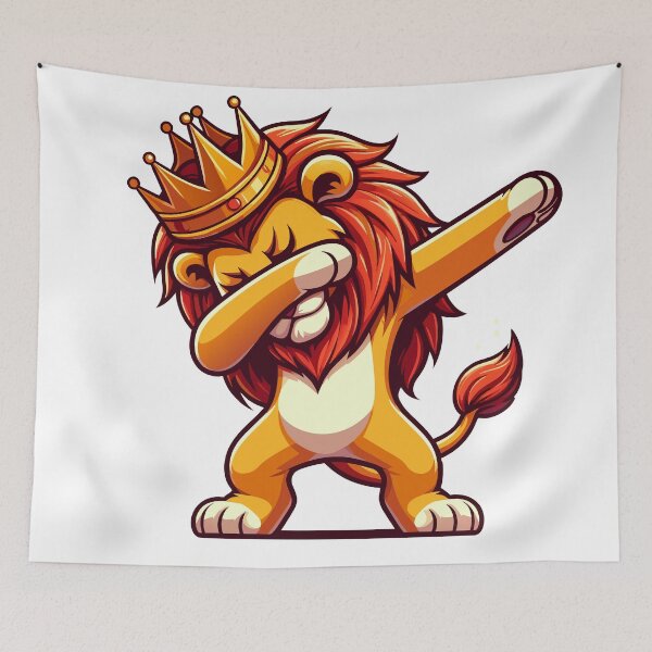 Item preview, Regal Dabbing Lion designed and sold by Designowner.