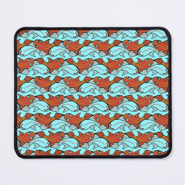 Item preview, pixel art Escher fish designed and sold by Doug0276.