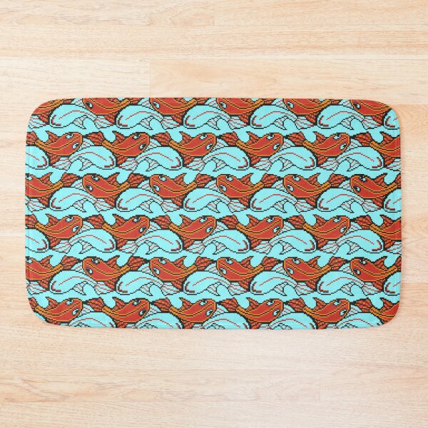 Item preview, pixel art Escher fish designed and sold by Doug0276.