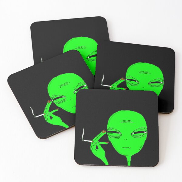 Item preview, Green Alien Smoking designed and sold by LoFi-OG.