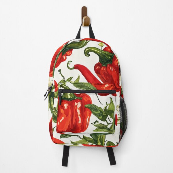 Item preview, Red Pepper Floral Pattern designed and sold by DesignsbySimons.