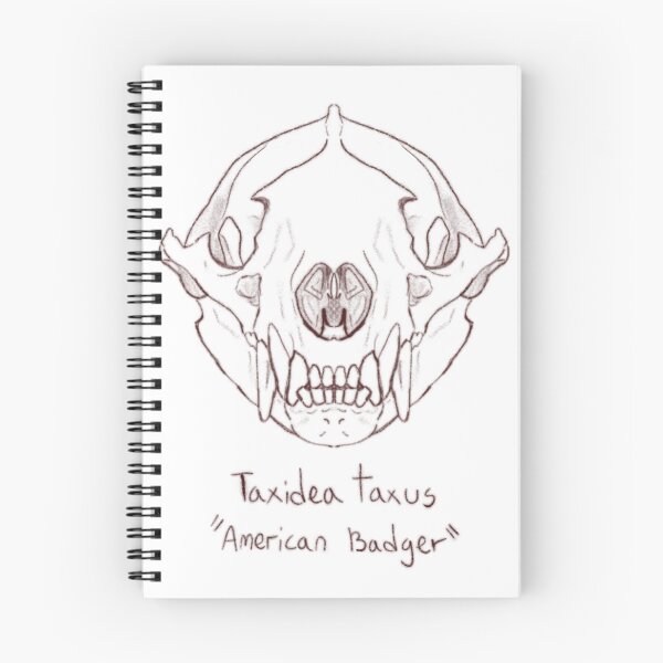 Item preview, American Badger Skull designed and sold by GrilledRetro.