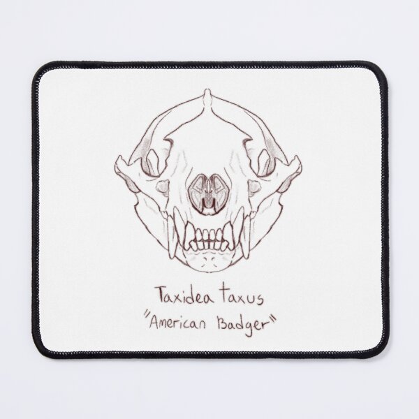 Item preview, American Badger Skull designed and sold by GrilledRetro.