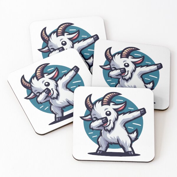 Artikelvorschau, Dabbing Goat - Verspielte und stylische Tierillustration entworfen und verkauft von Designowner.
