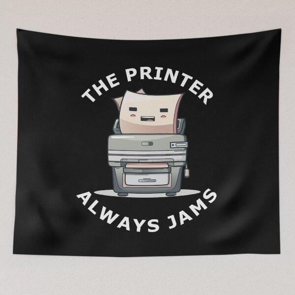 Item preview, The Printer Always Jams Office Printer Paper designed and sold by FWLKIT.