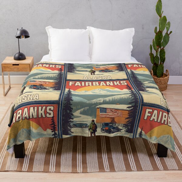 Item preview, Fairbanks Alaska USA Vintage Travel Tourism designed and sold by TravelersGems.