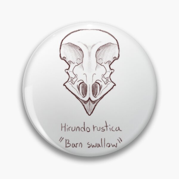 Item preview, Barn Swallow Skull designed and sold by GrilledRetro.