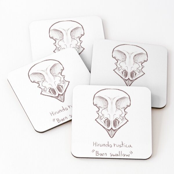 Item preview, Barn Swallow Skull designed and sold by GrilledRetro.