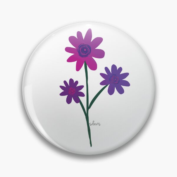 Item preview, Flowers Purple Pink 42924 3D designed and sold by mandalafractal.