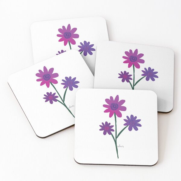 Item preview, Flowers Purple Pink 42924 3D designed and sold by mandalafractal.