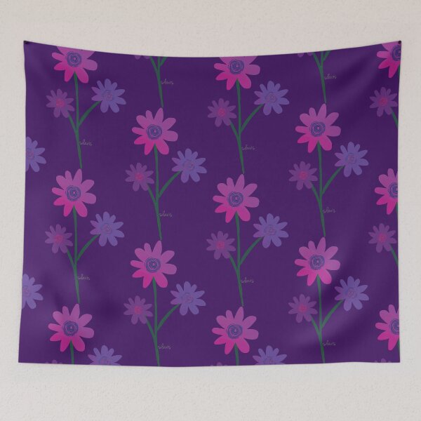 Item preview, Flowers Purple Pink 42924 3D designed and sold by mandalafractal.