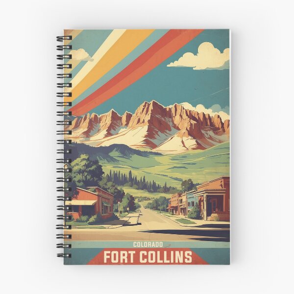 Item preview, Fort Collins Colorado USA Vintage Travel Tourism  designed and sold by TravelersGems.