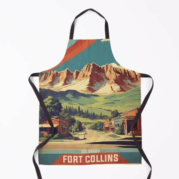 Item preview, Fort Collins Colorado USA Vintage Travel Tourism designed and sold by TravelersGems.