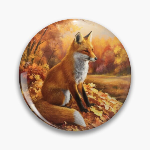 Artikelvorschau, Fuchs-Portrait. Herbstfuchs, Herbstfuchs, Blumenfuchs, Fuchsmalerei, Raphael-Stil entworfen und verkauft von FoxVibes.