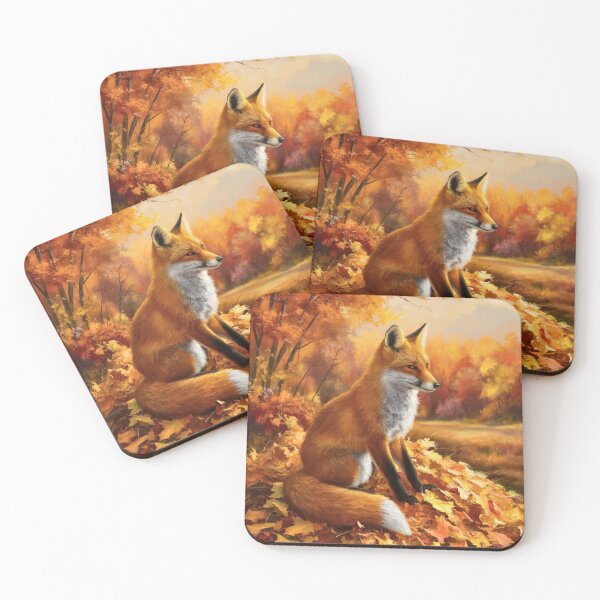 Artikelvorschau, Fuchs-Portrait. Herbstfuchs, Herbstfuchs, Blumenfuchs, Fuchsmalerei, Raphael-Stil entworfen und verkauft von FoxVibes.