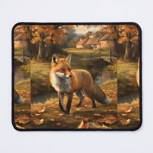 Artikelvorschau, Fuchs-Portrait. Herbstfuchs, Herbstfuchs, Blumenfuchs, Fuchsmalerei, Raphael-Stil entworfen und verkauft von FoxVibes.