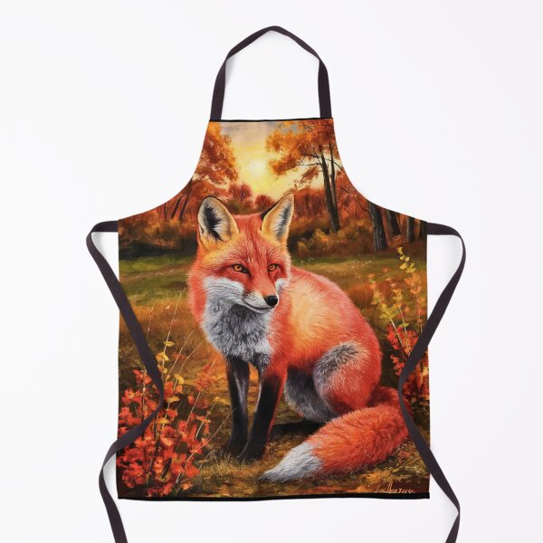Artikelvorschau, Fuchs-Portrait. Herbstfuchs, Herbstfuchs, Blumenfuchs, Fuchsmalerei, Raphael-Stil entworfen und verkauft von FoxVibes.