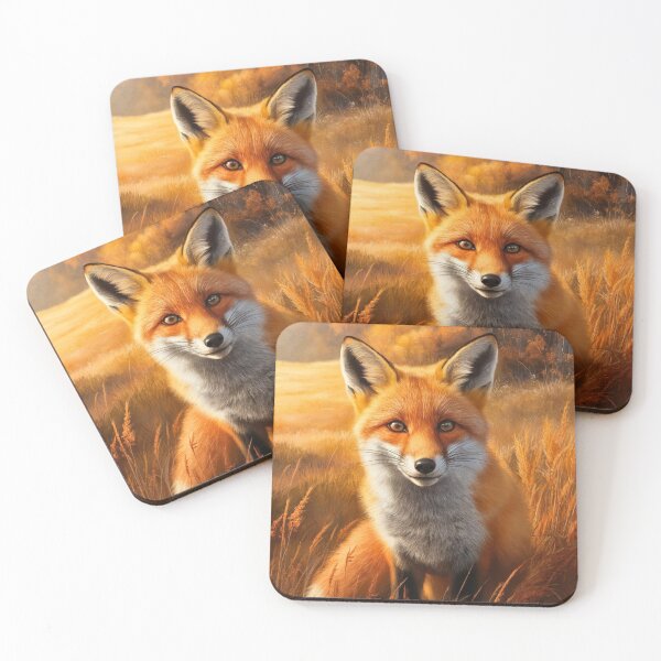Item preview, Fox Portrait. Autumn fox, fall fox, floral fox, fox painting, Raphael style designed and sold by FoxVibes.