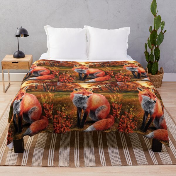 Artikelvorschau, Fuchs-Portrait. Herbstfuchs, Herbstfuchs, Blumenfuchs, Fuchsmalerei, Raphael-Stil entworfen und verkauft von FoxVibes.