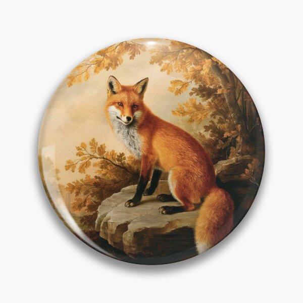 Artikelvorschau, Fuchs-Portrait. Herbstfuchs, Herbstfuchs, Blumenfuchs, Fuchsmalerei, Raphael-Stil entworfen und verkauft von FoxVibes.