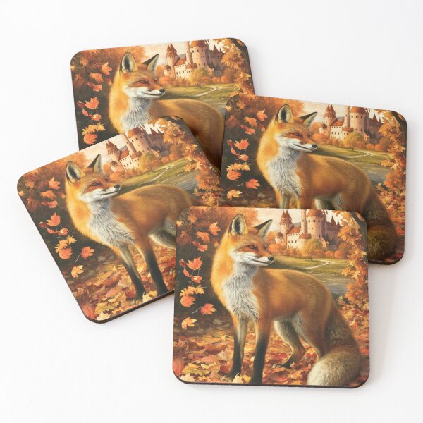 Artikelvorschau, Fuchs-Portrait. Herbstfuchs, Herbstfuchs, Blumenfuchs, Fuchsmalerei, Raphael-Stil entworfen und verkauft von FoxVibes.