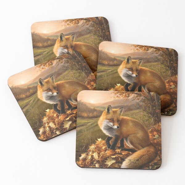 Artikelvorschau, Fuchs-Portrait. Herbstfuchs, Herbstfuchs, Blumenfuchs, Fuchsmalerei, Raphael-Stil entworfen und verkauft von FoxVibes.