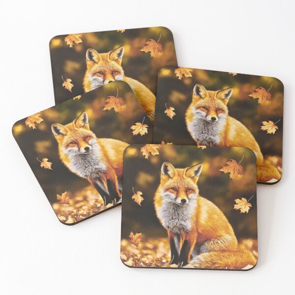 Artikelvorschau, Fuchs-Portrait. Herbstfuchs, Herbstfuchs, Blumenfuchs, Fuchsmalerei, Raphael-Stil entworfen und verkauft von FoxVibes.